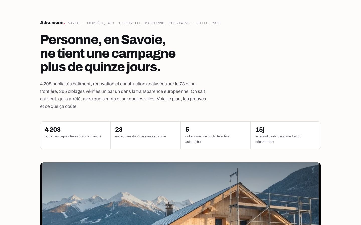 Rénovation énergétique : trois bassins passés au crible, aperçu de l'étude